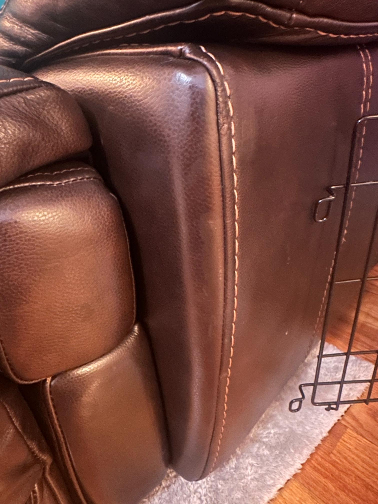 Leather furniture repair